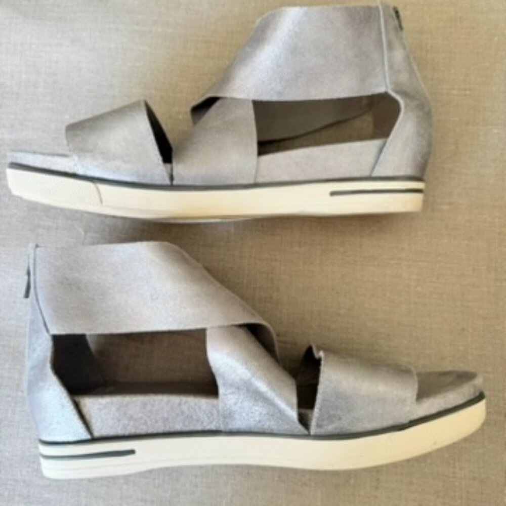 Eileen Fisher Silver Sandals - Size 11